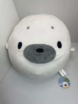 New with Tag Takashoji White Seal Soft 13" Plush Stuffed Animal