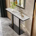 Unique Marble Console Table Entryway Display Table Long Dining Room Bar Table