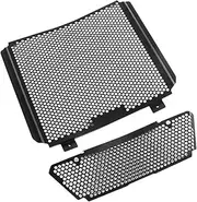 Compatible with RS660 660 2022 2023 Motorcycle Aluminum Radiator Guard Grille Protector Oil Cooler Cover RS/660 2021 (Size : Nologo)