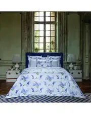 Anne de Solne Organic Cotton Percale 200 Thread Count Charme Duvet Cover