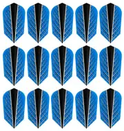 5 New Sets Harrows Quantum X Slim Dart Flights - Ships w/ Tracking - Aqua
