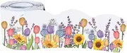 jojofuny 1 Roll Spring Tulip Decorative Bulletin Board Border Sticker Vibrant Classroom Trim for Blackboard and Wall Decor Easy to Cut and Install for Festivals and Parties