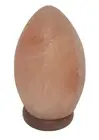 Natural Himalayan Salt Lamp Egg Shaped 3 Kg With Power Cord and Globe