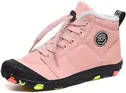 [BMINFEE] Girls' Boys' Snow Boots Winter Boots Ankle Boots Kids Warm Fur Anti-Slip Outdoor Waterproof with Fur Lined