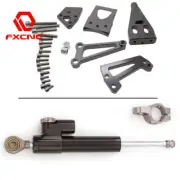 For ER6N ER6F NINJA650R NINJA400 09-11 CNC Steering Damper Mounting Bracket Kit