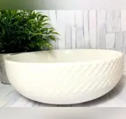 Mikasa Jenna 10" Round Serving Bowl New Ceramic Matches Jenna By Mikasa