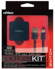 Nyko Power Kit AC Adapter with Detachable 8 Foot USB Type-C Cable