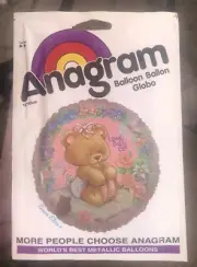 Anagram ~ Lovely Baby Girl ~ Mylar Ballon 18” Vintage Made In USA