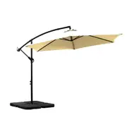 Mountview 3M Outdoor Umbrella Cantilever Base Stand Garden Patio Beach Umbrellas