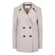 [Harris Wharf London] Harris Wharf London Double-breasted Wool Coat 42 IT NEUTRALS