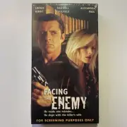 Facing the Enemy VHS Linden Ashby Maxwell Caulfield Alexandra PaulPromo Screener