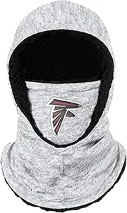 foco Youth Unisex NFL Heather Grey Big Logo Hooded Warm Fleece Lined Balaclava