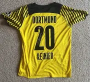 2020/21 Reinier Jesus Borussia Dortmund Autographed Jersey Beckett BAS Witnessed