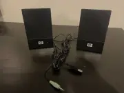 HP Flat Desktop Computer Speakers - USB Powered