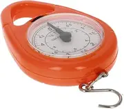 Utoolmart Hanging Spring Scale, 5kg ABS Plastic Portable Handheld Hanging Weight Scale, Orange, 1 Pcs