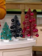 Kringle Express Set of 3 Bottle Brush Trees