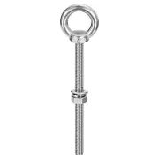 Lifting Eye Bolt, 1 Set M8 x 120mm Eye Bolt with Nut Washer