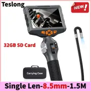 Teslong Automotive Inspection Camera 8.5MM Borescope Articulating Endoscope 32GB