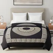 Renee Taylor Maze Printed Mink Blanket