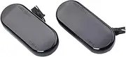 Turn Signal Lights for VW for Bora for Golf 3 4 MK4 for Jette for Lupo for Passat Z2 3BG for Polo SB6 for SEAT 2X LED Dynamic Side Marker Turn Signal Light Indicator Turn Signal Lights(Smoke Dynamic)