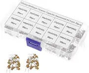 ROMISBABA Capacitor Replacement Kit 600pcs Assorted Ceramic Capacitors 10p-100nf for Electronics Long Lifespan