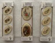 3 1988 Beatrix Potter Soap Sets Benjamin Bunny Jemima Puddle Duck Peter Rabbit