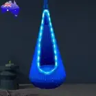 Light Up Kids Pod Swing Seat Kids Sensory Swing Inflatable Pillow for Boys Girls