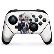 Nintendo Switch Pro Controller Skin Decal Vinyl Wrap - Flower skull