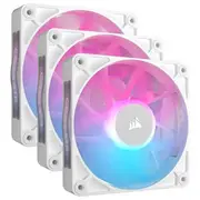 Corsair iCUE Link RX120 RGB 120mm Triple Fan Starter Kit White