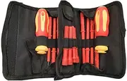 Snblzhef Insulated Electrician Screwdriver Set Magnetic Replaceable U-Shaped Screwdriver Household Appliance Repair Tools