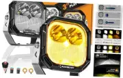 Color Play Series Spot Flood Combo Beam 3 Inch 100W LED Pod Light with DRL &
