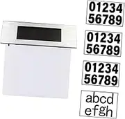 COHEALI 1Set Solar House Number Sign Light Outdoor Address Lamp Bright LED for Enhanced Night Visibility Durable for Home Illumination