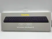 Heyday Bluetooth Keyboard with Wireless Receiver & Bluetooth 5.1 - NEW