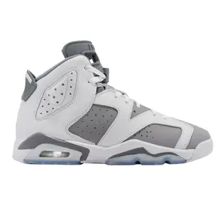 Nike Air Jordan 6 Retro GS 白 灰 喬丹 6代 女鞋 大童鞋 【ACS】 384665-100