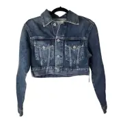 New Citizens Of Humanity Cybil Cropped Denim Jacket size xs