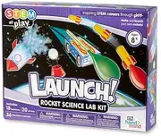 hand2mind Launch! Rocket Science Kit for Kids, 18 STEM Experiments and Activities, Make Your Own Rocket and Solar System, Rocket Races | Educational Toys | STEM Authenticated
