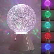 REDIGLE LED Color Changing lamp Ball, Colorful Lava Flash Decorative Light, Bedroom Bedside Night Suitable for Home Decoration, Birthday Gift, Multicolor