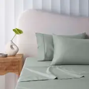 Accessorize Bedroom Collection Bamboo Cotton Sheet Set Sage