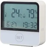 Indoor Thermometer Hygrometer, LCD Large Display Backlit Adjustable Modes Digital Hygrometer Indoor Thermometer, Accurate Digital Thermometer Humidity Meter for Home