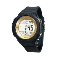 在飛比找momo購物網優惠-【JAGA 捷卡】M1235-A 黑金高貴配色潮流多功能手錶