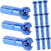 Abaodam 15pcs Aluminum Alloy Nipples for Lightweight End Caps for Stylish Wheel Trim Adornments Complete for Enhanced Aesthetics
