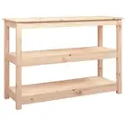 Console Table 110X40x74 Cm Solid Wood Pine pine wood Hall Tables