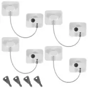 4X Window Door Restrictor Child Baby Safety Security Lock Cable Catch Wire