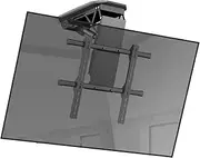 Motorised TV Bracket, Adjustable Ceiling TV Mount Bracket - TV Wall Mount Motorized Ceiling TV Mount, with Remote Control and Switch Control, Angle Adjustment from 0 to 85°