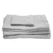 100% Cotton Onkaparinga Mossman Quick Dry 6 Piece Towel Pack Silver