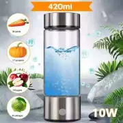 Hydrogen Water Bottle Generator-Portable Rechargeable Enhances Water Quality 420