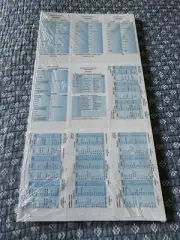 2003 Strat-O-Matic Football Cards Uncut And Complete OOP Overall EXCELLENT+/MINT
