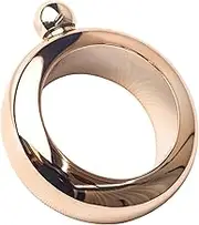 Comfysail 3.5oz Smooth Stainless Steel Portable Bracelet Hip Flask for Storing Whiskey/Alcohol