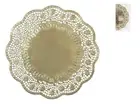 Package 4 Cake Stand Dekorativ IN Paper Gold Color Decorum Roses CMS 36