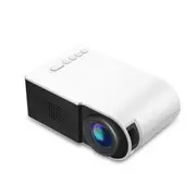 320x240 400-600LM Mini LED Projector Home Theater, Support HDMI & AV & SD & USB, General Version (White)